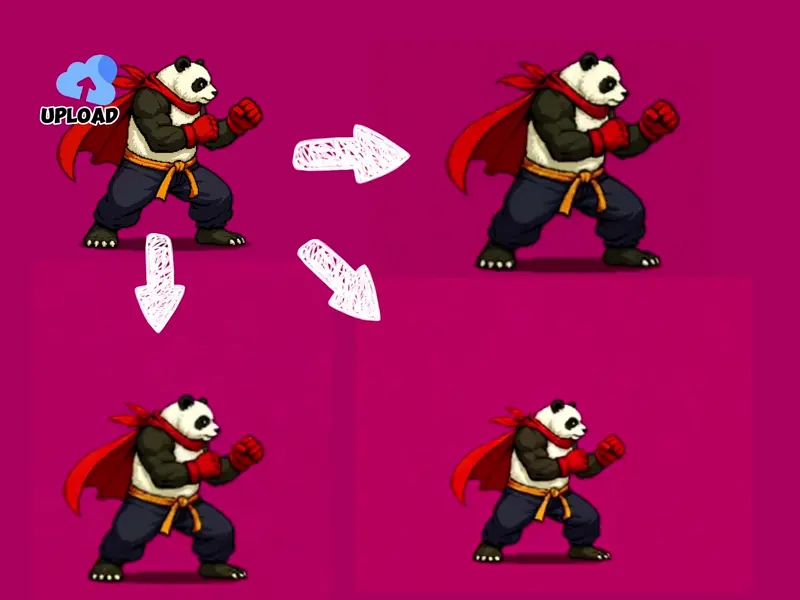 God Mode AI sprite generation demo
